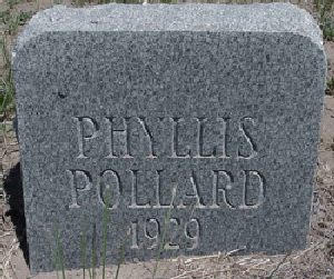 Phyllis Pollard Marker