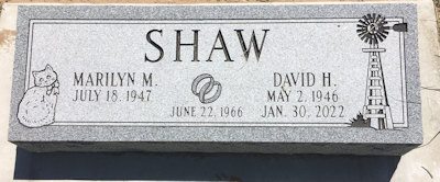 David H. Shaw headstone