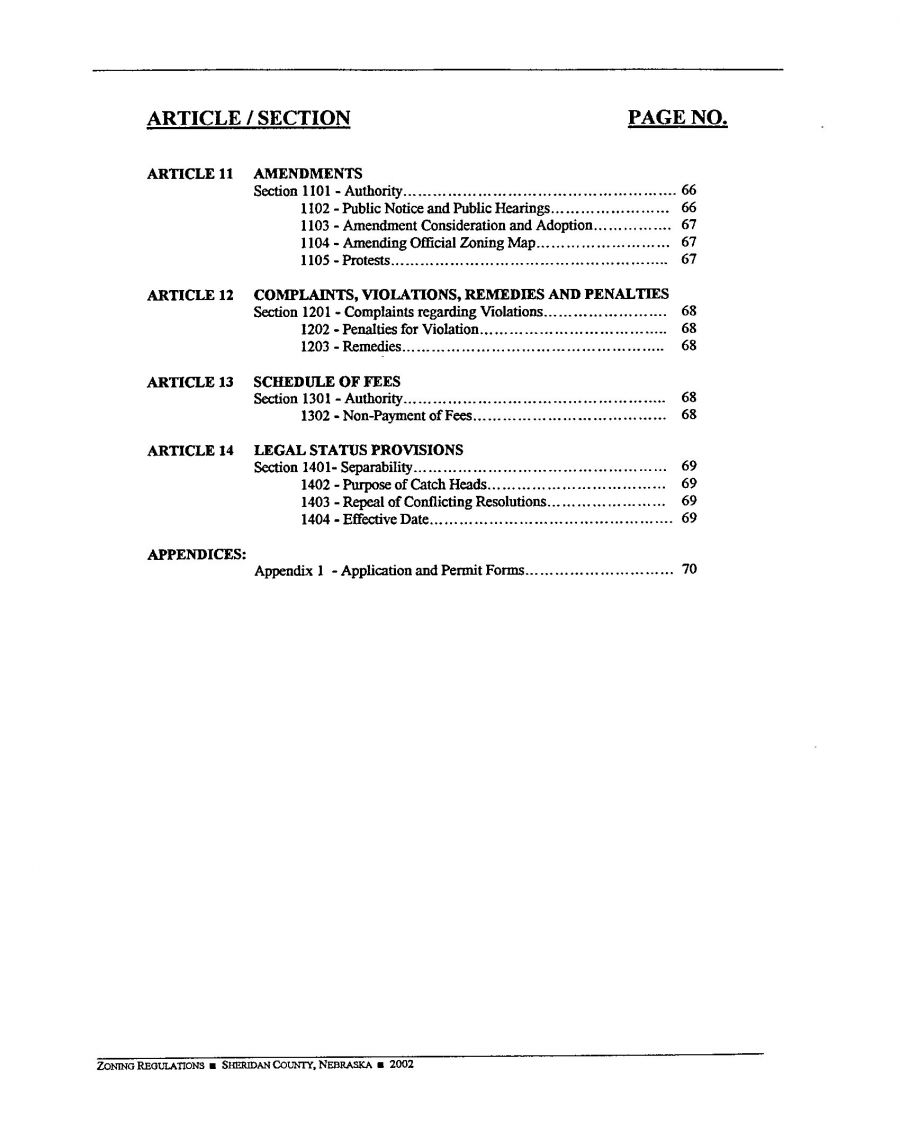 TABLE OF CONTENTS page 3